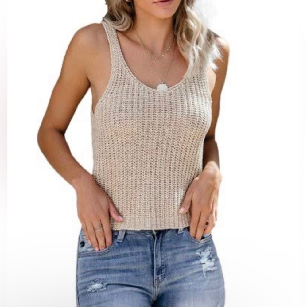 Knit tank, Large, NEVER WORN